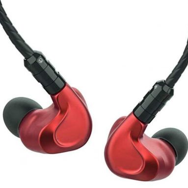 Hi-Res Hybrid Drivers High Fidelity HiFi in-Ear Metal Earphones