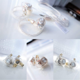 Hi-Res + in-Ear Monitors with Detachable Cables, One Balanced Armature and One Dynamic Driver