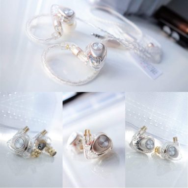 Hi-Res + in-Ear Monitors with Detachable Cables, One Balanced Armature and One Dynamic Driver