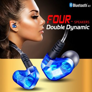 Hifi Wireless Bluetooth V4.1 Stereo Earphone Sport Running Headphone