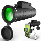 High Powered Monocular with Smartphone Adapter & Tripod