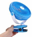 High Velocity Battery Desk Fans Clip on Fan Battery Powered Fan