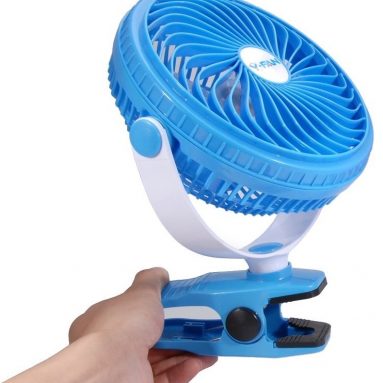 High Velocity Battery Desk Fans Clip on Fan Battery Powered Fan