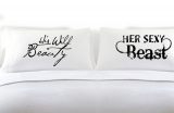 His Wild Beauty Her Sexy Beast Pillowcases