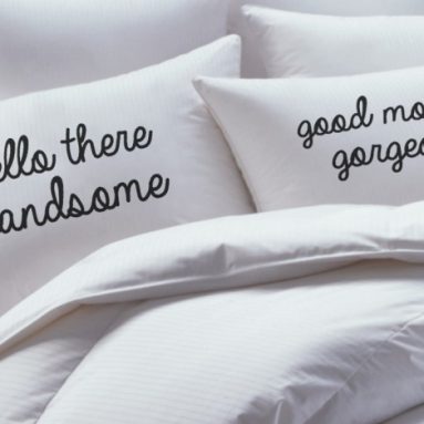 His and Hers Pillowcase Set