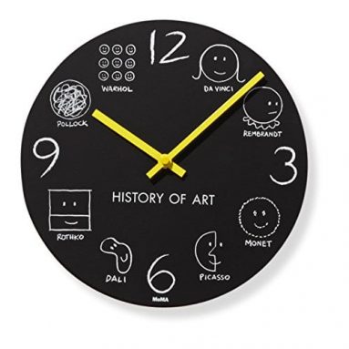 History of Art Wall Clock