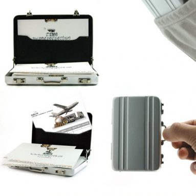 Hot Mini Briefcase Business Card Case