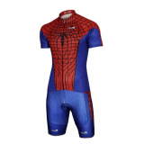 Hot Spider Man Costume Short-Sleeve Biking Cycling