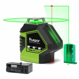 Huepar Self-Leveling Green Laser Level 360 Cross Line with 2 Plumb Dots Laser Tool