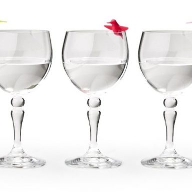 Hummingbird Party Glass Tag