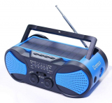 Hurricane Radio Weather Radio,Battery, Hand Crank, Solar Powered