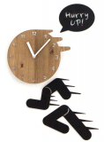 Hurry up Non Ticking Silent Wall Clock