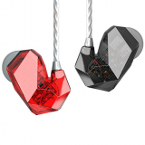 Hybrid 2BA+Dynamic Hybrid Drive Headphones Red-Gray