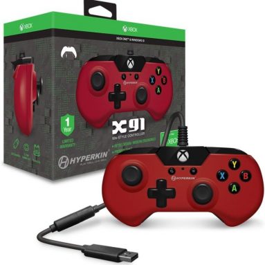 Hyperkin Controller – Red – Xbox One and Windows 10