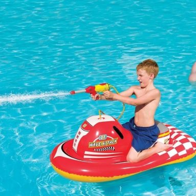 Infatable childrens ride on pool
