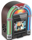ION Jukebox Bluetooth Retro Wireless Speaker with Integrated USB Charger