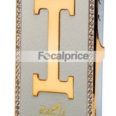 Case with Crystal Decoration for Apple iPhone 4G