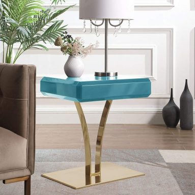 Iconic Home Rochelle Nightstand Side Table