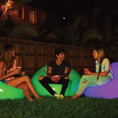 Illuminated Inflatable Chair