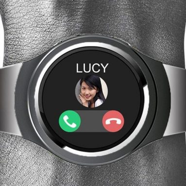 Indigi 3G Smartwatch Phone Android 4.4 WiFi Google Play Store Heart-Rate Monitor