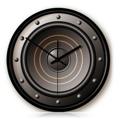 Individual Speaker Wall Clock