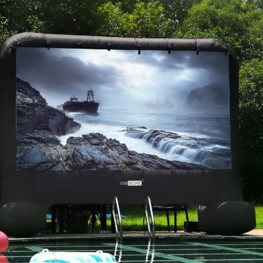 Indoor and Outdoor Inflatable Blow up Mega Movie Projection Screen