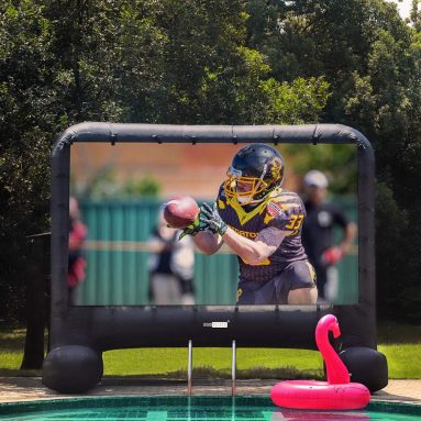 Indoor and Outdoor Inflatable Blow up Mega Movie Projector Screen