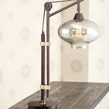 Industrial Bronze Desk Lamp
