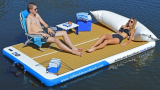 Inflatable Sport Boats Yacht Dock 10′ x 6′ x 6 inches Thick Inflatable Floating Platform