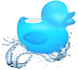 Glowing Waterproof Rechargeable Bluetooth Duck Pool Floating Speaker