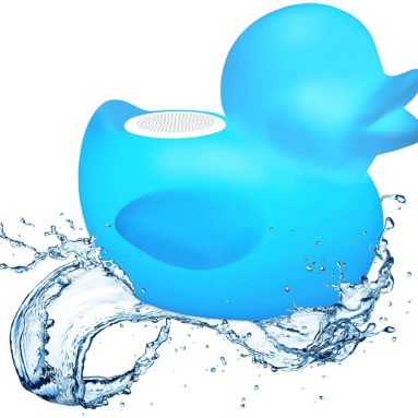 Glowing Waterproof Rechargeable Bluetooth Duck Pool Floating Speaker