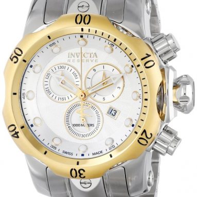 Invicta Men’s Swiss Quartz Silver Watch
