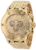 89% Discount: Invicta Men’sGold Dial 18k Gold Watch