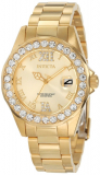 Invicta Women’s Gold Plated Stainless Steel Watch