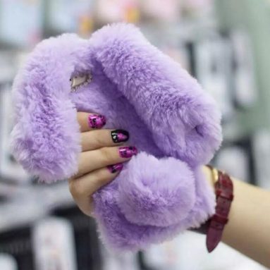 Iphone 7 plus Fur Rabbit Case