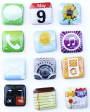 Iphone App Fridge Magnets