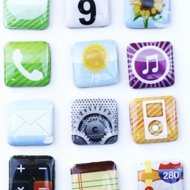 Iphone App Fridge Magnets