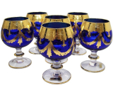 Italy Crystal Glasses 24K Gold-Plated