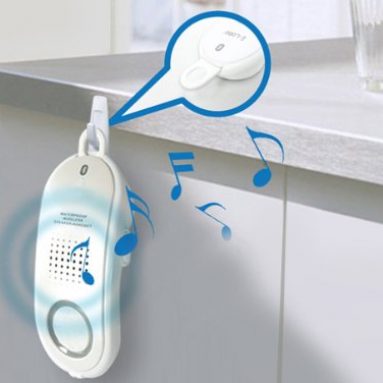 Ivation 2-in-1 Waterproof Bluetooth Speaker