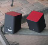Black and Red Portable Bluetooth Speaker