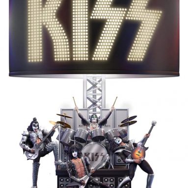 KISS Rock Band Destroyer 40th Anniversary Table Lamp