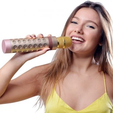 Karaoke Wireless Bluetooth Microphone With Speakers