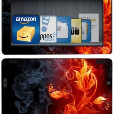 Kindle Fire HDX 8.9″ Decal Skin Kit, Flower of Fire