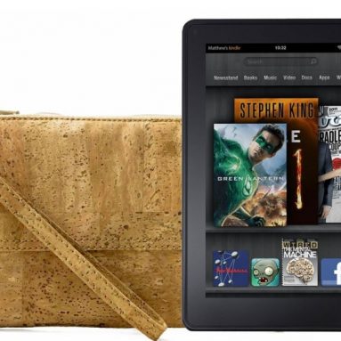 Kindle Fire HDX 7″ Wristlet Handmade from Cork