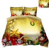 Christmas King Quilt Bedding Set