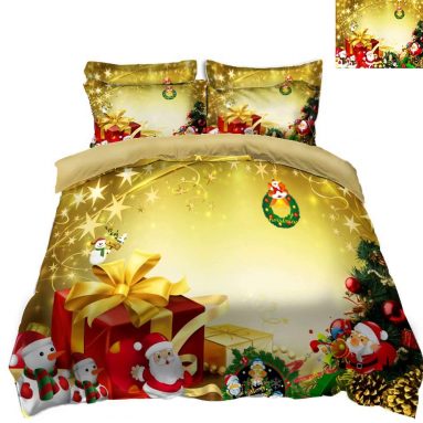 Christmas King Quilt Bedding Set