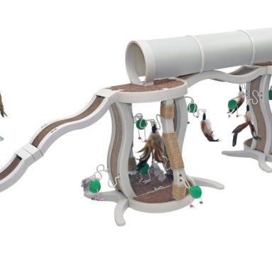 Kitty Connection Deluxe Twin Tower and Ramp Set