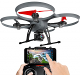 Kolibri Hellfire HD Wide-Angle Camera Drone with FPV App Video Stream