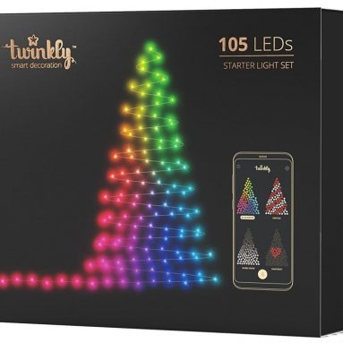 Kurt Adler Twinkly LED Starter Kit 105-light Wifi-enabled Light Set