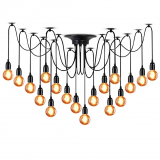 LAMPUNDIT 18-Light Chandelier